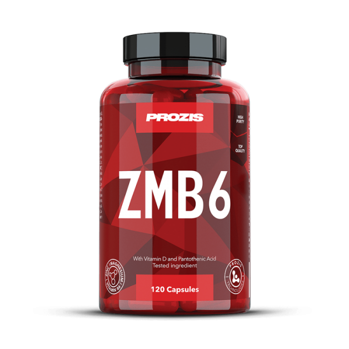 Prozis ZMB6 - Zinc + Magnesium + B6  / 120 caps.